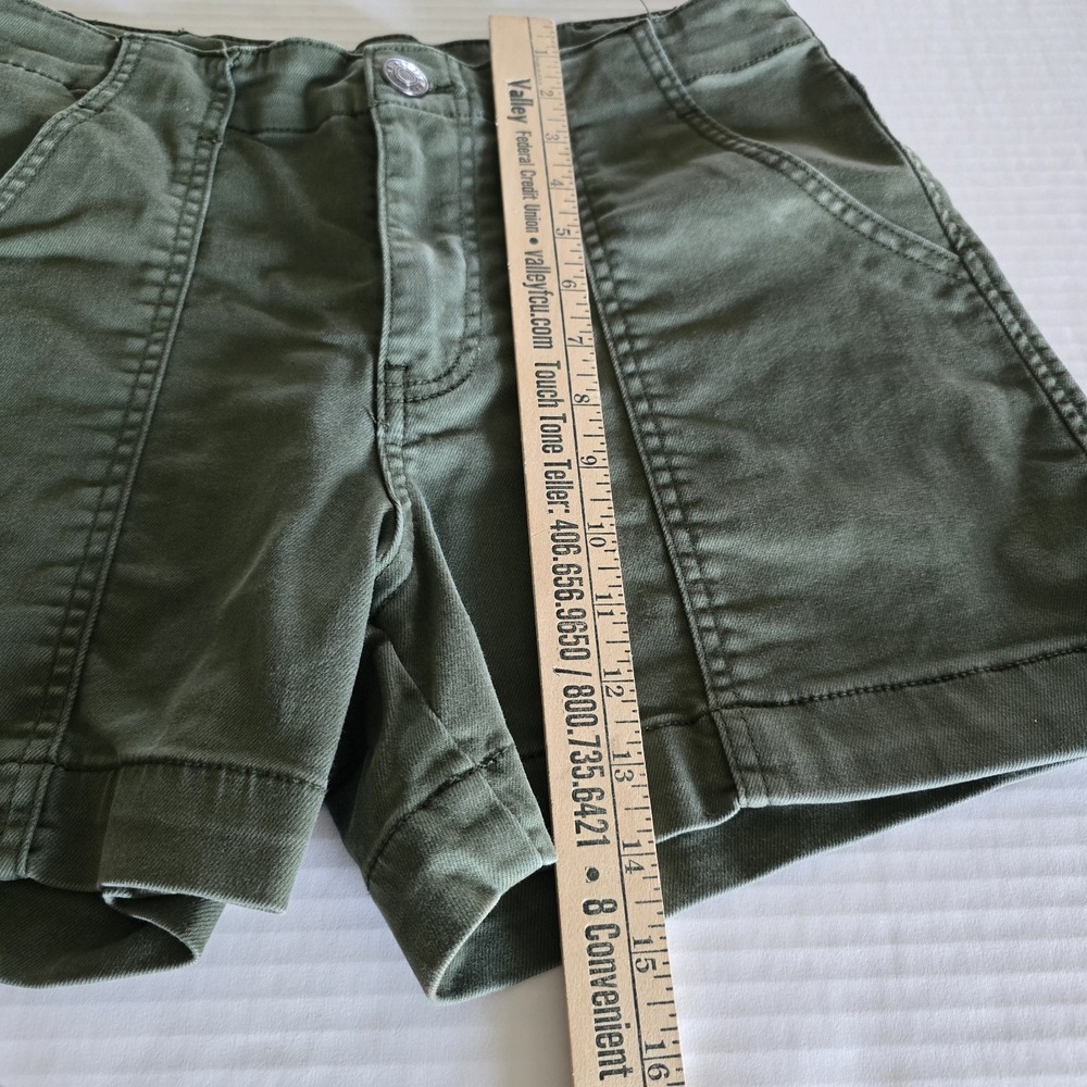 KUT FROM THE KLOTH Jane High Rise Shorts Women's Size 6 Olive RN#58539 - Picture 5 of 7